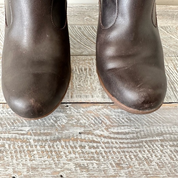 UGG-Australia Meredith Lodge Wedge Chocolate Brown Ankle Boots (Size:9.5) - Picture 6 of 12